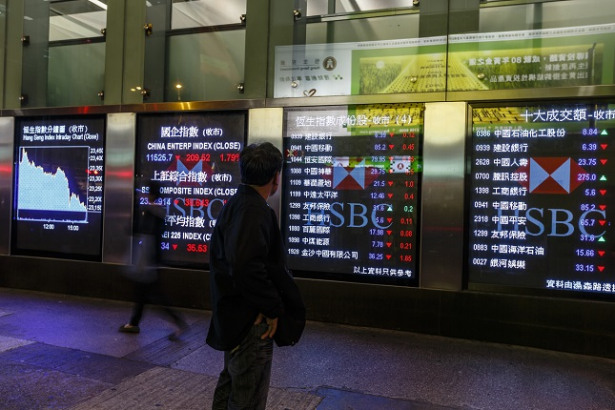 Global stocks lower