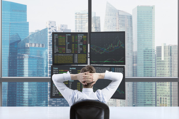 relaxing trader