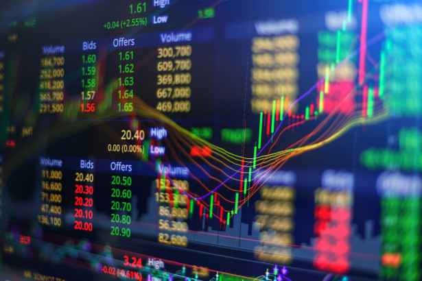 financial business graph chart analysis stock market graph background