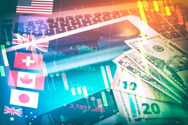 Forex Markets Currency Trading Concept.