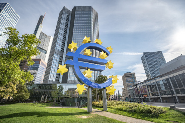 Europäische Zentralbank in Frankfurt