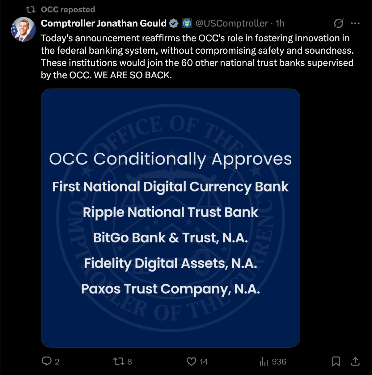 XRP News: Ripple Gets Green Light to Launch Its Own Bank – Is XRP About to  Explode? | FXEmpire