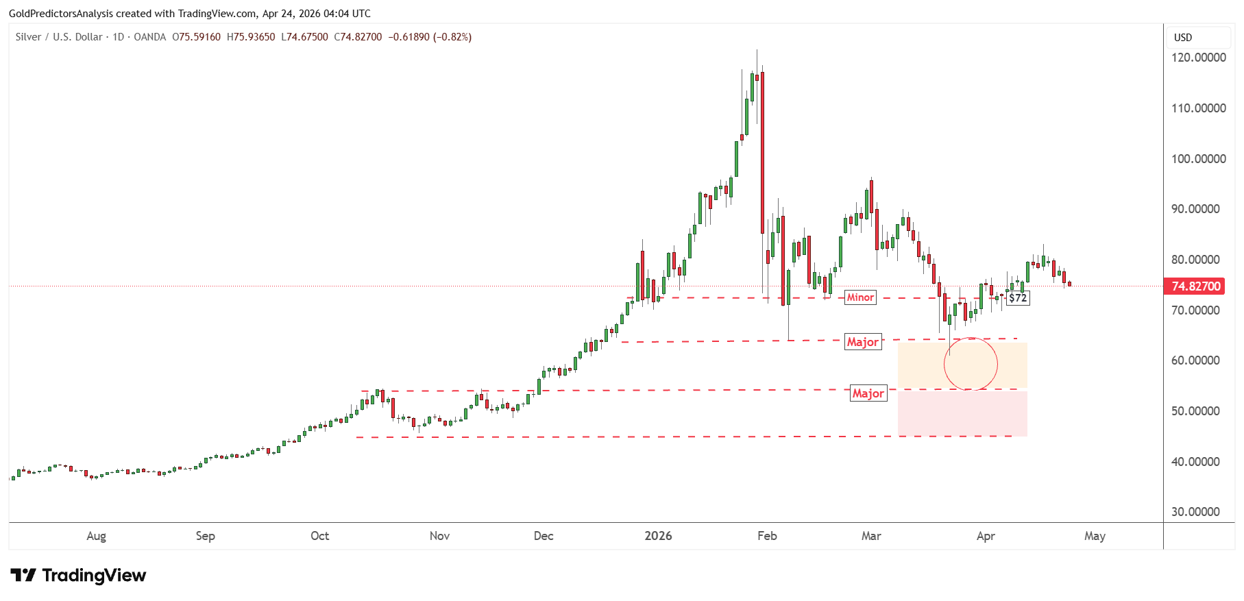 Silver daily