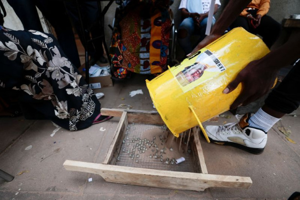 gambian president barrow wins re election opposition cries foul