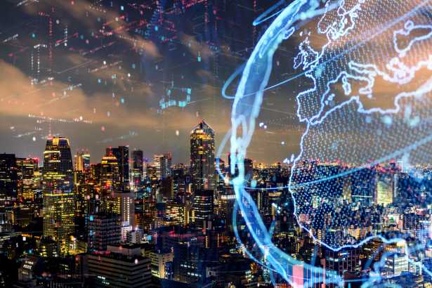 Умный город и концепция глобальной сети. IoT (Интернет вещей). ИКТ (информационно-коммуникационные технологии).