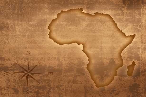 非洲各地的外汇监管 – 完整指南照片 Old style Africa map