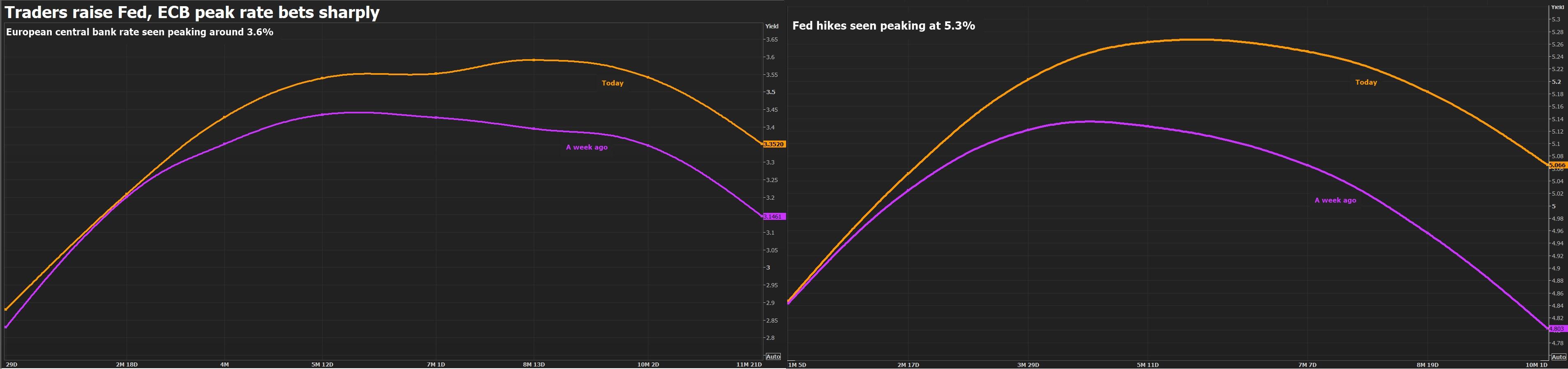 Traders raise peak rate bets