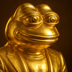 24K Gold PEPE logo