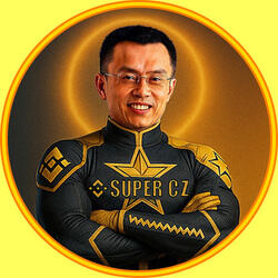 Binance Super CZ logo