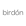 birdón logo