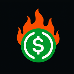 Deflationary USD logo