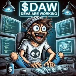 Devs are working logo