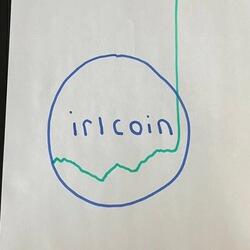 in real life coin logo