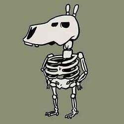 Just a dead guy logo