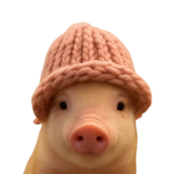 pig wif hat logo