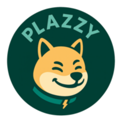 Plazzy the dog logo