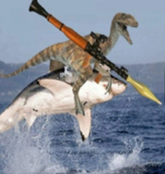 shark raptor rocket launcher logo