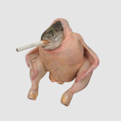 Smoking Chicken Fish logo