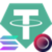 Bridged Tether (Wormhole) logo
