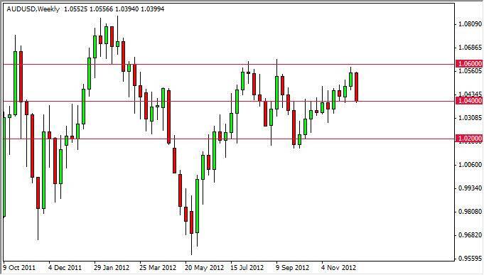 AUD/USD forecast for the week of December 24, 2012, Technical Analysis 