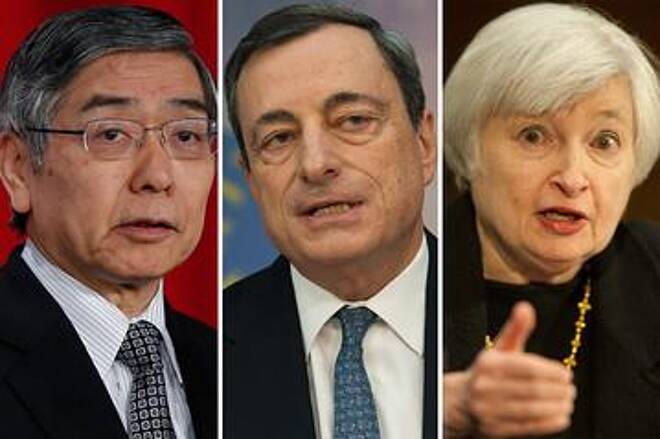 Feds, BoJ & ECB All Verbal This Week