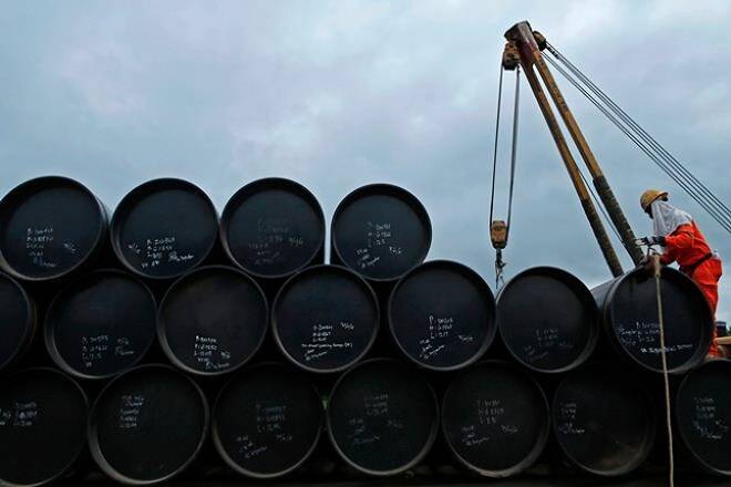 Crude Oil dropped further below $44.00
