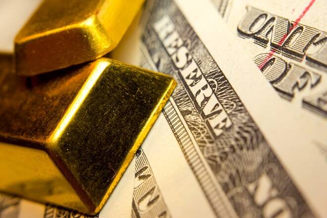 Gold prices edged up