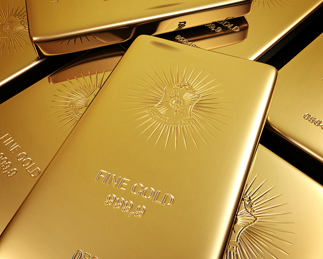 Gold prices inched down on Thursday