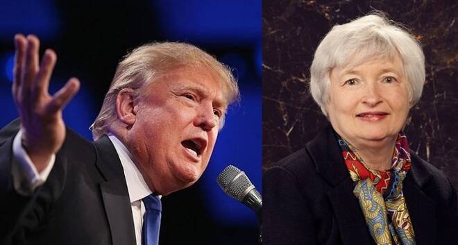 President Trump and Fed Chair Yellen