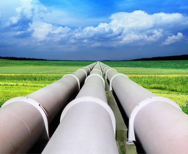 natural gas pipes