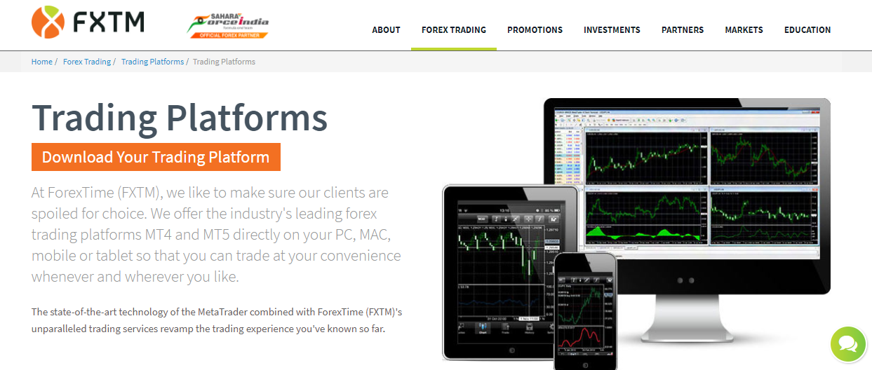 FXTM 2 Trading Platform