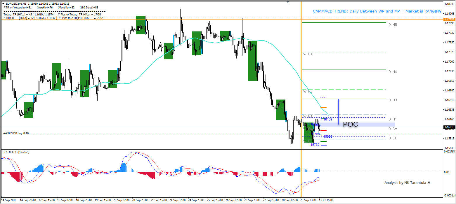 EUR/USD Possible Bullish Counter Trend Move from 1.1590