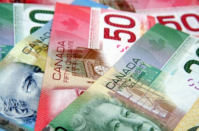 Colorful Canadian Currency