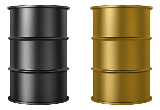 Black and Gold Barrels