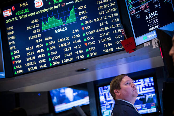 US Stock Markets Trade Sideways – Waiting On News/Guidance.
