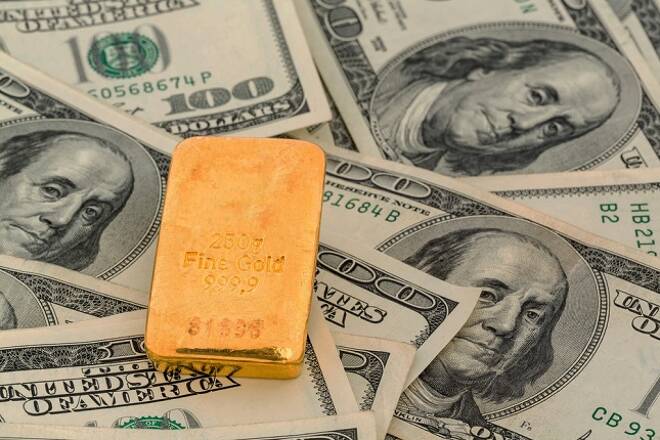 Gold Bar on Dollars