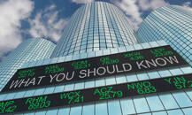 What You Should Know Stock Market Information Ticker 3d Illustration