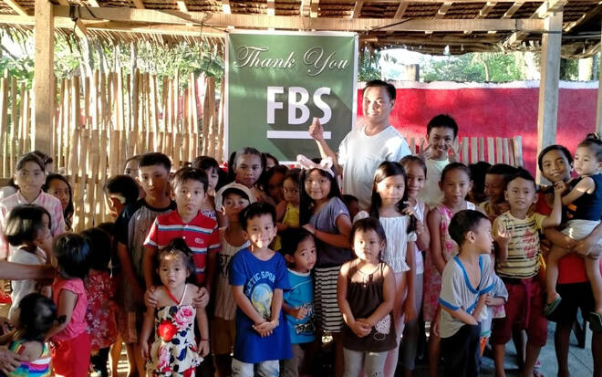 FBS Sponsored A party for Poor Children in Butuan City, the Philippines