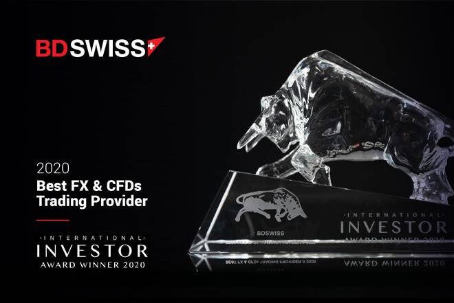 BDSwiss awarded “Best FX & CFDs Trading Provider 2020” by International Investor Magazine