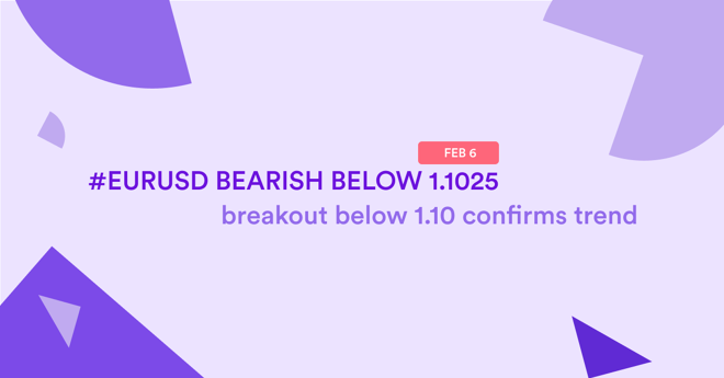 EUR/USD Bearish Impulse And Flag Aims at 1.0940 Target