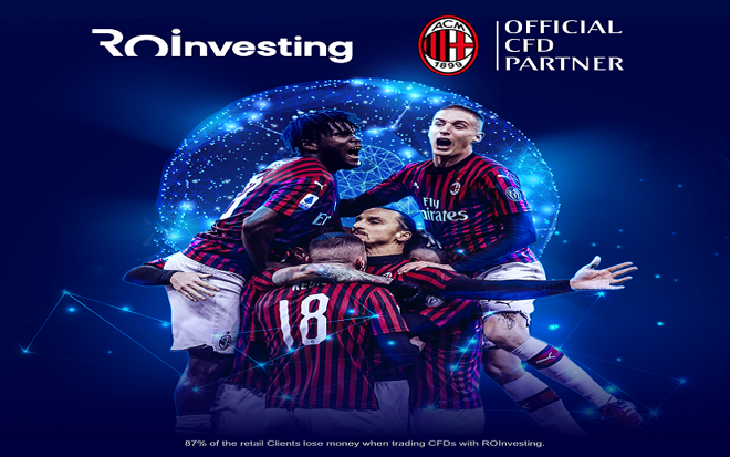 ROinvesting Announces AC Milan Sponsorship, Making Them Their Official CFD Partner