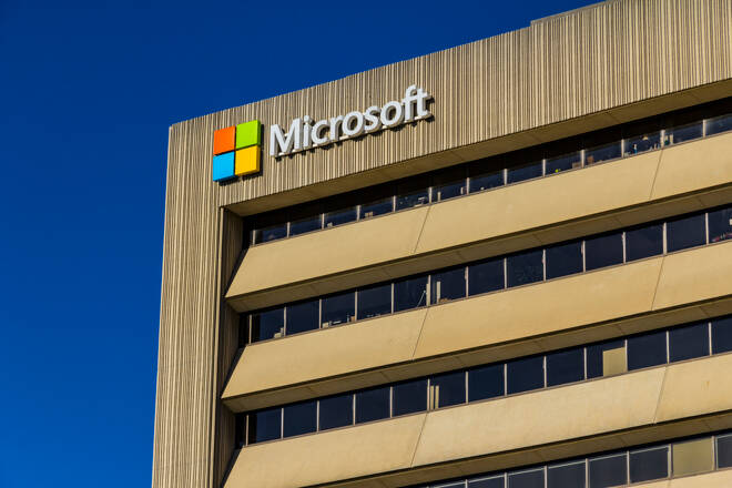 Indianapolis - Circa October 2016: Microsoft Midwest District Headquarters IV