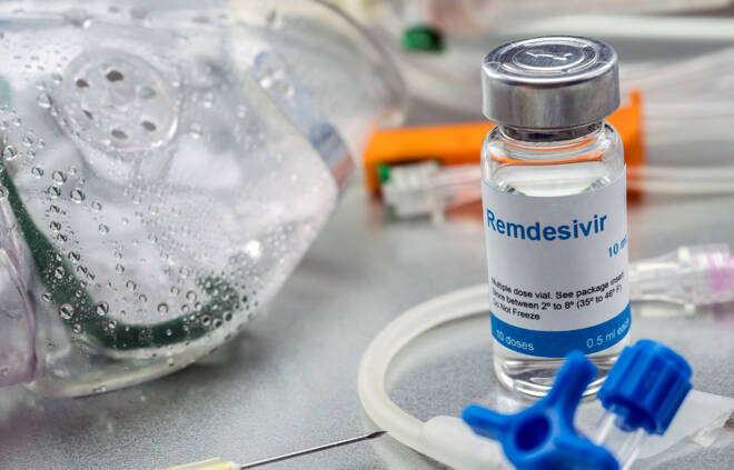 Medication prepared for people affected by Covid-19, Remdesivir is a selective antiviral prophylactic against virus that is already in experimental use, conceptual image