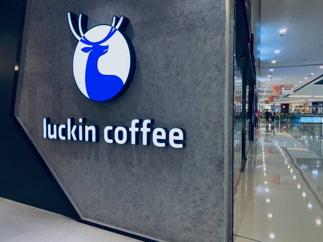 Nasdaq Sends Second Delisting Notice to Luckin Coffee, Shares Sink