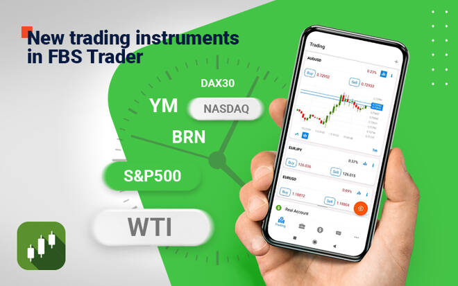 FBS Announces New Trading Instruments in FBS Trader App