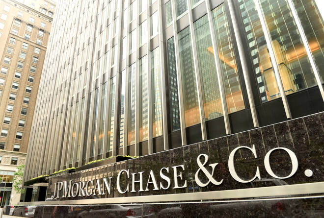 New York, USA - May 26, 2018: JPMorgan Chase &amp; Co office at the