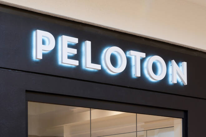 Peleton Retail Exercise Store and Trademark Logo