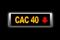 Cac 40 negative.