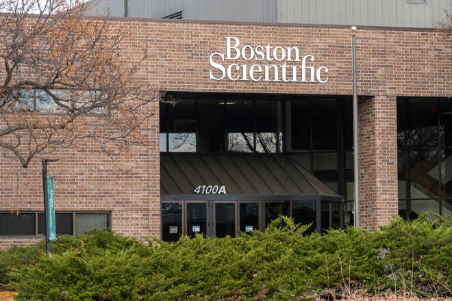 Boston Scientific Exterior Building and Corporate Logo