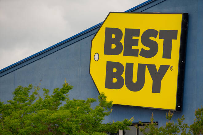 Best Buy store front sign
